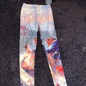 Beauty and the beast leggings